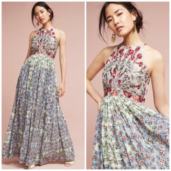 Anthropologie Dresses & Skirts - Bhanuni by Jyoti Adelise Beaded Maxi Dress size 2 NWT